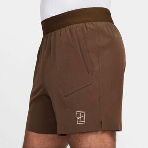 Mens Size Small Nike Advantage Shorts Brown Dri-Fit Stretch Waistband FZ6913-259